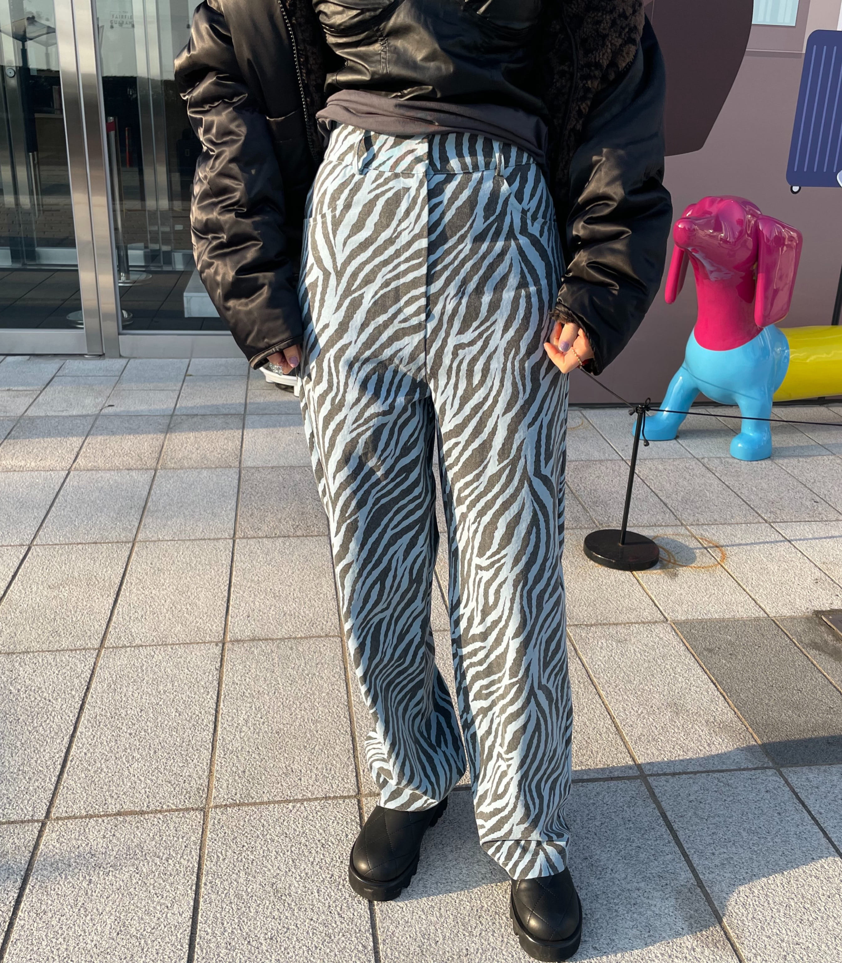 zebra pants